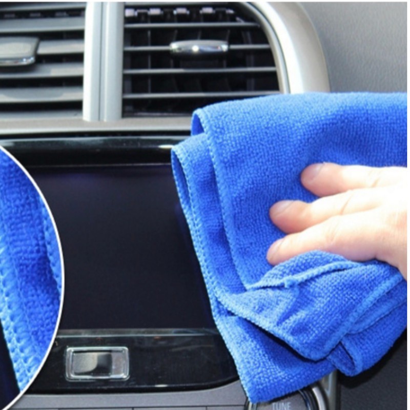[HÀNG LUÔN SẴN ] Khăn vải mềm lau bề mặt xe hơi thiết kế tiện lợi dễ dùng