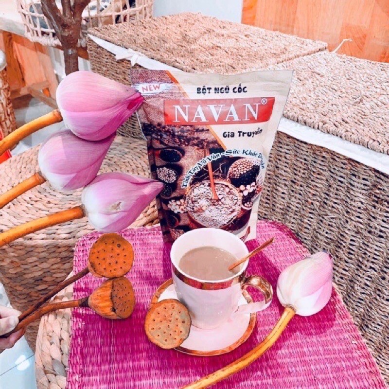 [ Mua 1 tặng Voucher 20k, tặng 1 Mask Collagen 40k] Bột Ngũ Cốc Navan 7 vị (800gr) | BigBuy360 - bigbuy360.vn