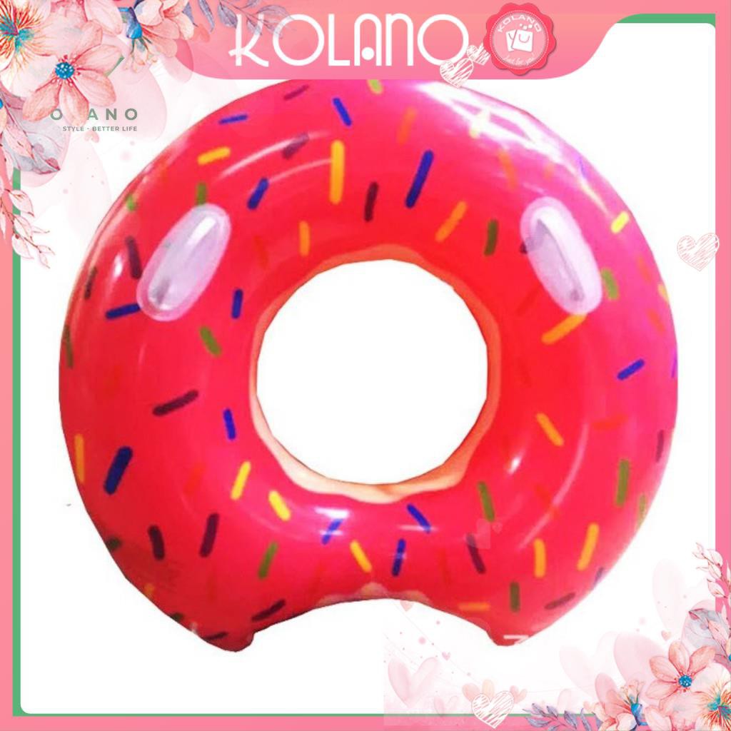 Phao bơi cho bé KOLANO size 60 cm tập bơi cho trẻ em hình bánh vòng Donut dễ thương SS-001301