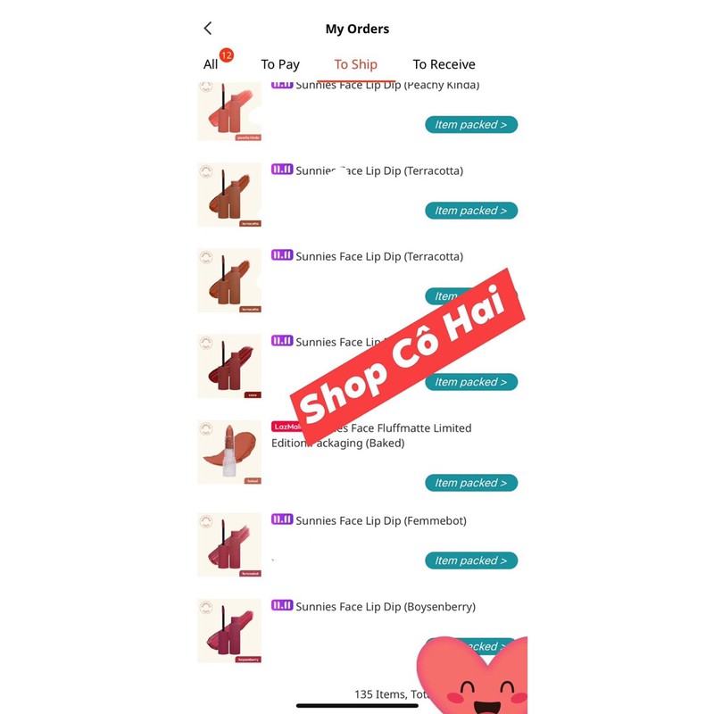 [Mã QUYESUNI giảm 20k] Son kem lì Sunnies Face lipdip, son mịn không khô môi lên màu chuẩn | BigBuy360 - bigbuy360.vn