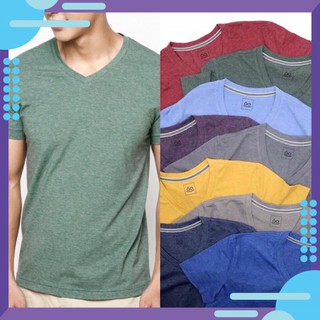 [Thời trang nam]ÁO THUN NAM CỔ TIM, vải cotton mịn mát cực chất lượng A36