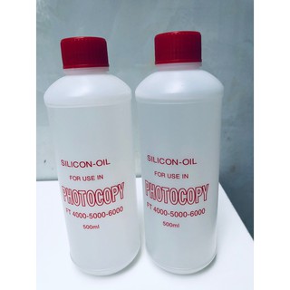 Dầu Silicon máy Photocopy, máy in/Chai 500ml (Hàng chất lượng cao)