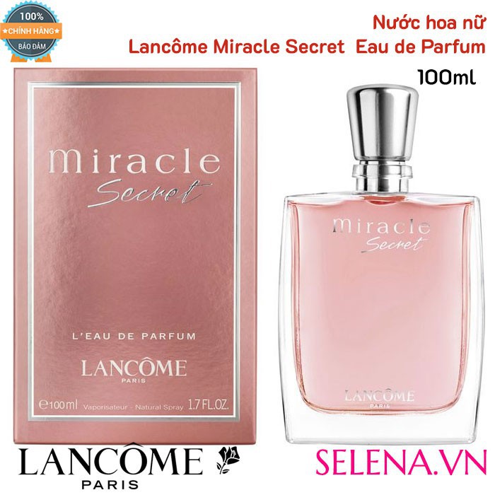 [DEAL HOT  Nước hoa nữ Lancôme Miracle Secret Eau de Parfum 100ml