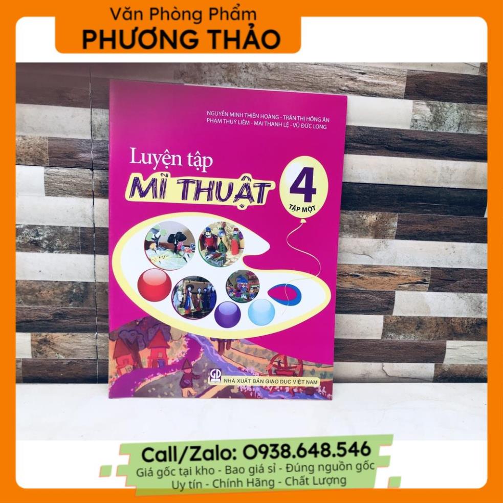 ⚡vpp sỉ, giá gốc⚡ Luyện  tập mỹ thuật  lớp 3-4-5 dành cho học sinh tiểu học - VPP Phương Thảo