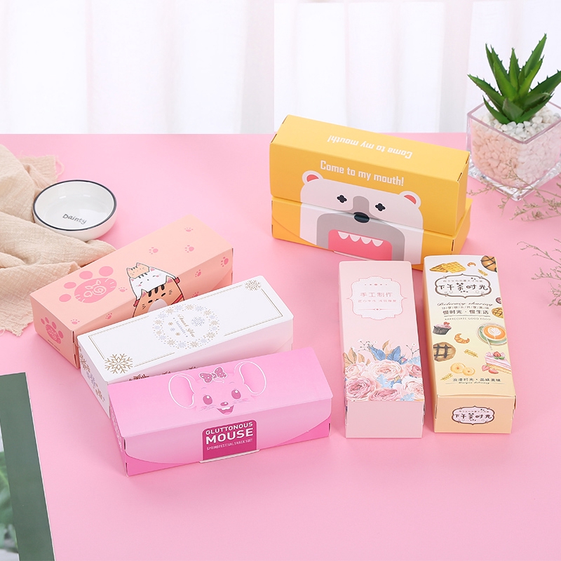 Hộp giấy đựng bánh quy dễ thương độc đáo