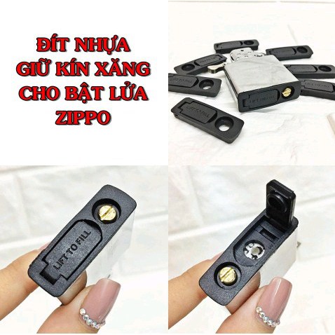 Đít nhựa giữ kín xang cho bật lửa zippo