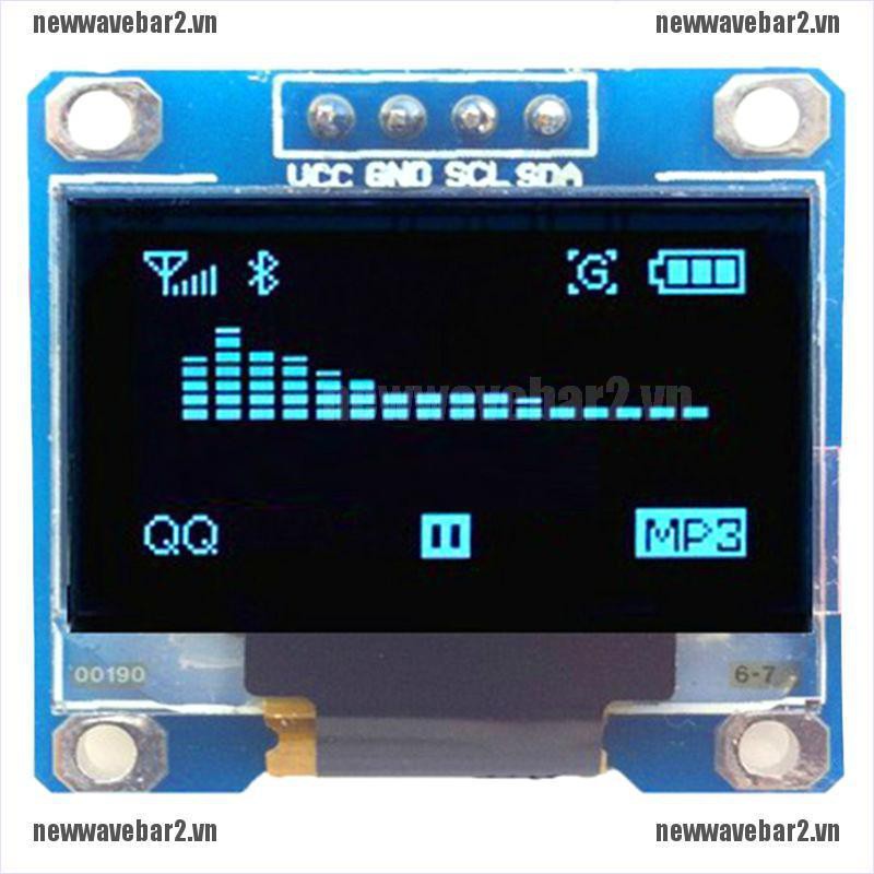 Mô đun OLED LCD LED 28*64 0.96" I2C IIC xanh dương dành cho Arduino