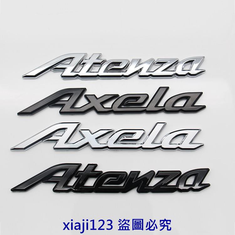 phụ kiện logo dán trang trí ô tô mazda axela atenza 3s 6