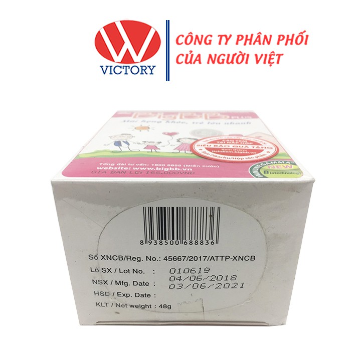 [Chính Hãng ] BigBB Plus (Hộp 16 Gói) - Giảm Nhanh Triệu Chứng Viêm Mũi Họng - Victory Pharmacy