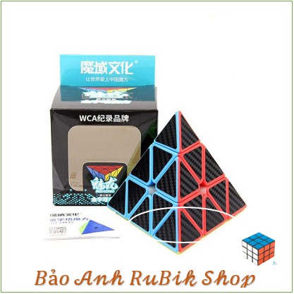 Bộ Sưu Tập Rubik Carbon MoYu MeiLong 2x2 3x3 4x4 5x5 Pyraminx Megaminx Skewb Square1 SQ1 Tam Giác 12 Mặt Rubic (Mã RB05)