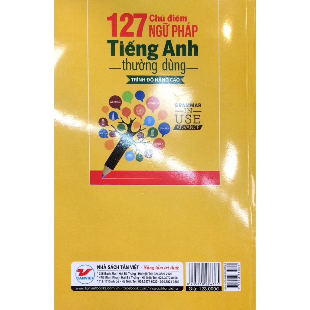 Sách - 127 Chủ Điểm Ngữ Pháp Tiếng Anh Thường Dùng - Trình Độ Nâng Cao