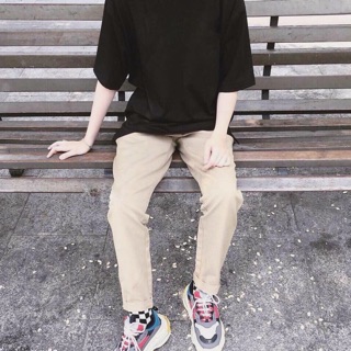 QUẦN BAGGY KAKI BASIC 4 MÀU UNISEX