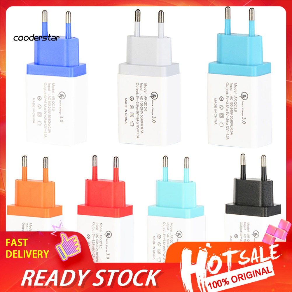 Củ Sạc Nhanh Qc3.0 Tiện Dụng Cho Điện Thoại Android Iphone Laptop