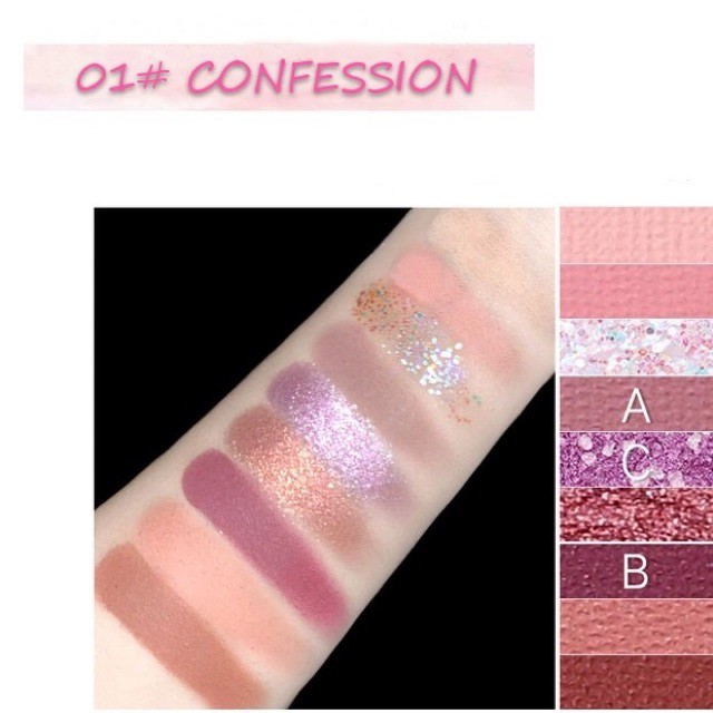 NOVO - Bảng phấn mắt 9 màu Notebook tone hồng cam đào trendy | BigBuy360 - bigbuy360.vn