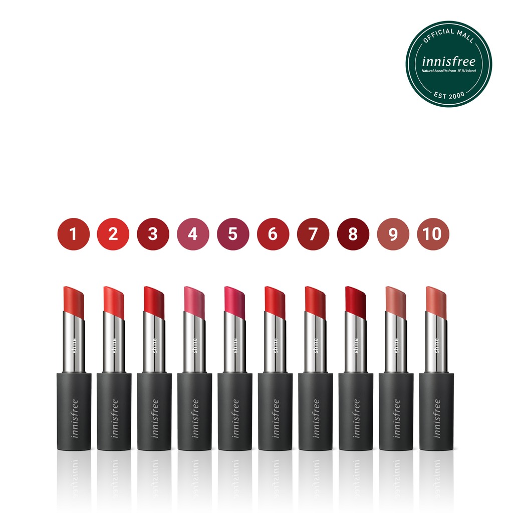 Son môi ẩm mượt innisfree Real Fit Shine Lipstick 3.3g