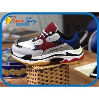 Giày Balen Trắng Đỏ xanh