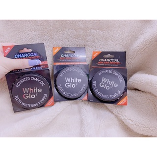 Bột trắng răng than tre hoạt tính white glo activated charcoal powder 30gr