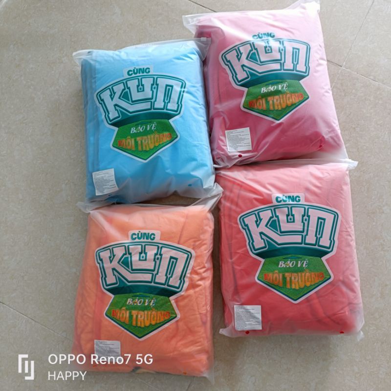 Áo choàng biến hình siêu Kun cho bé - HKM Sữa Kun