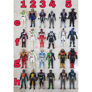 Mô hình RHS nhựa dẻo Kamen Rider dạng vừa part 2