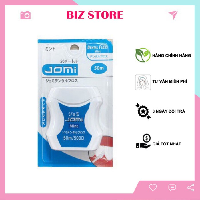 Chỉ nha khoa Jomi Dental Floss (50m) chính hãng