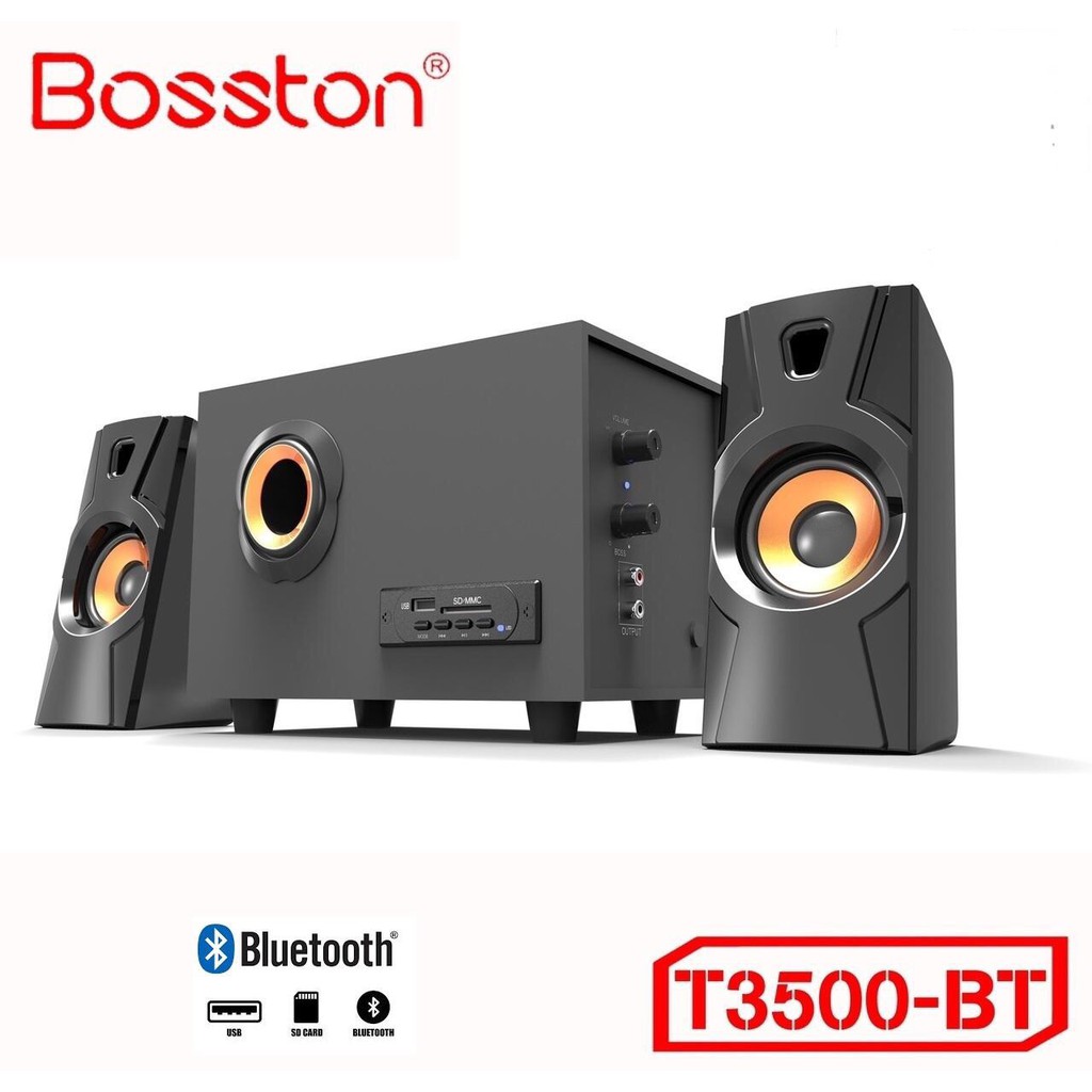Loa Vi Tính Bluetooth Boston T3500 - Loa Máy Tính Blutooth Laptop PC Mini Nghe Nhạc Giá Rẻ