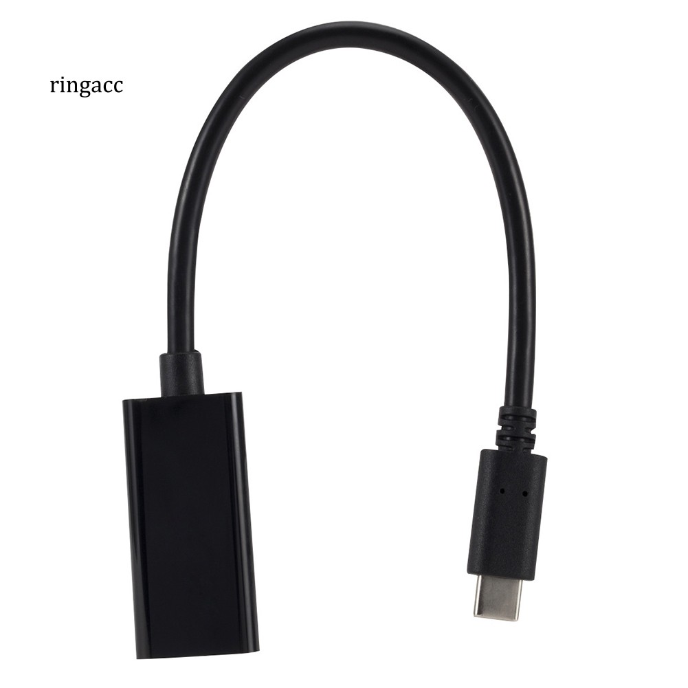 【RAC】HD 4K 60Hz USB 3.1 Type-C to HDMI Cable Adapter for TV Monitor Projector Phone