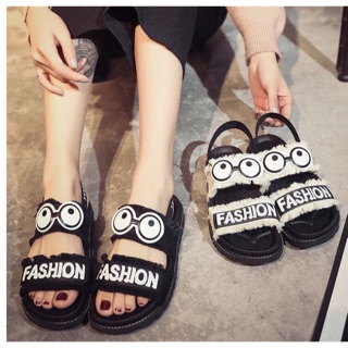 (xả sz36,39) Dép mẫu độc lạ ulzzang (kèm ảnh thật + video shop quay)