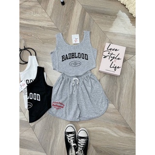 SET ÁO CROPTOP BA LỖ KÈM SHORT