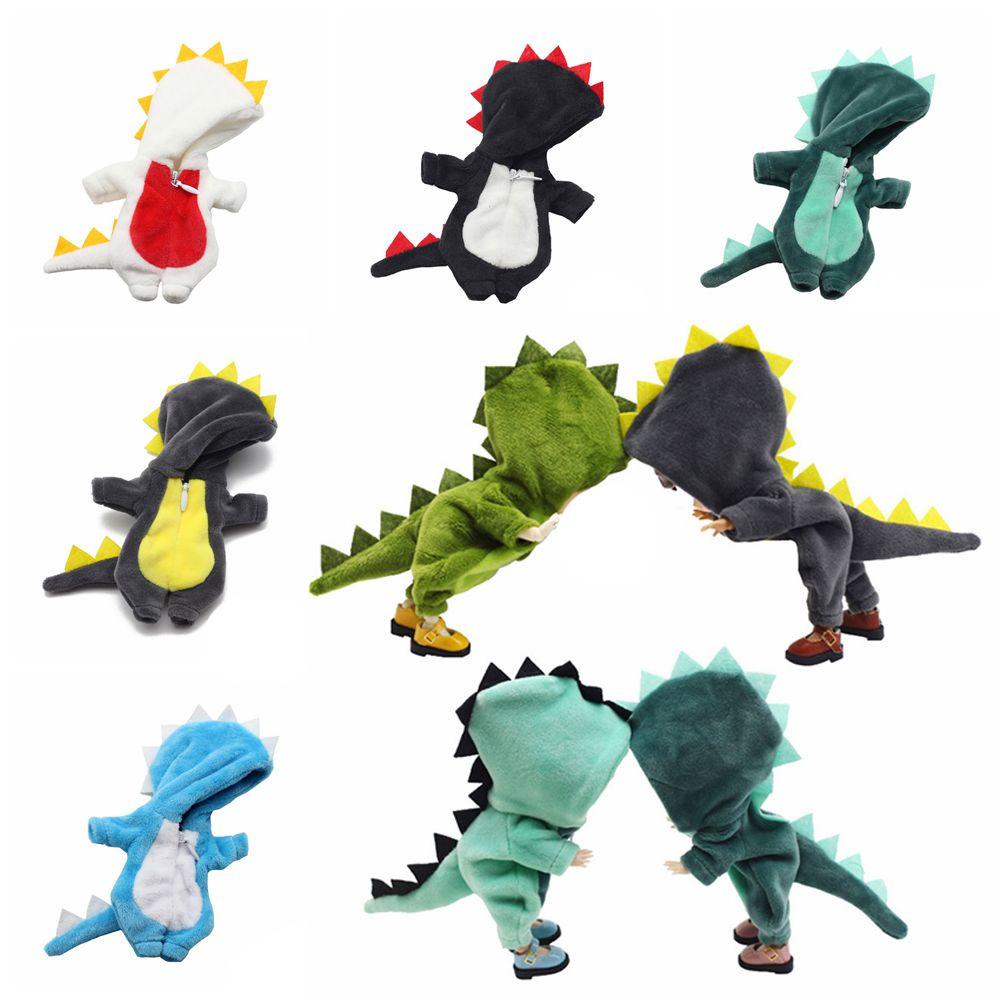 Bộ Quần Áo Bằng Vải Lông Họa Tiết Hoạt Hình Màu Cầu Vồng Dành Cho Búp Bê