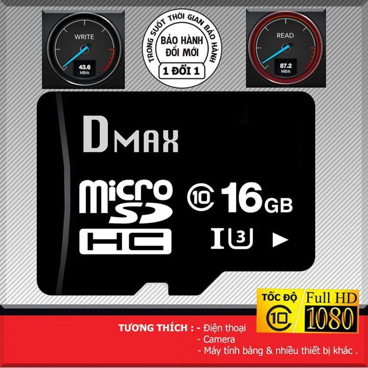 Thẻ nhớ microSD 8GB/16GB/32GB/64GB giá sỉ, chất lượng cao, có hộp đựng-Tặng kèm đầu đọc thẻ nhớ