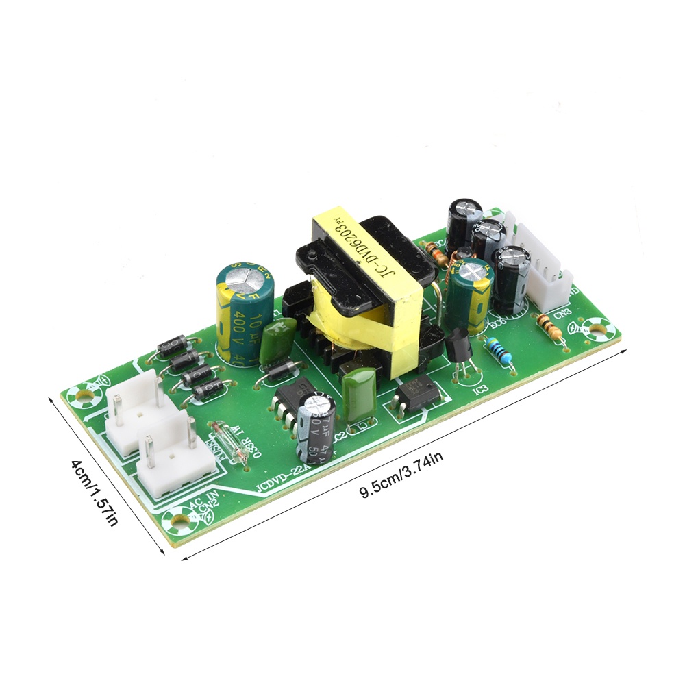 Bảng mạch cung cấp năng lượng pcbfun EVD/DVD+ 12v/ 12v