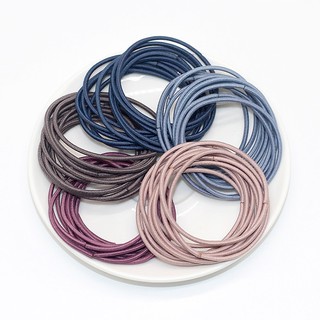 Combo 100 Thun Buộc Tóc Nữ Nhiều Màu. Dây Buộc Tóc