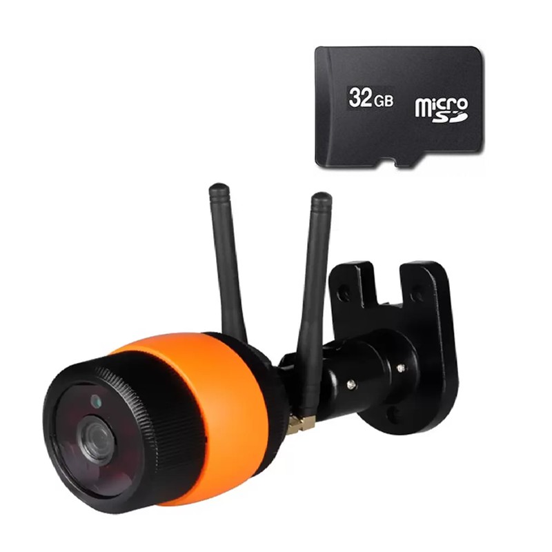 Camera IP WIFI dùng app Yoosee ngoài trời X5100 có  hồng ngoại kèm thẻ nhớ MicroSD 32gb chuyên dụng  MÀU NGẪU NHIÊN