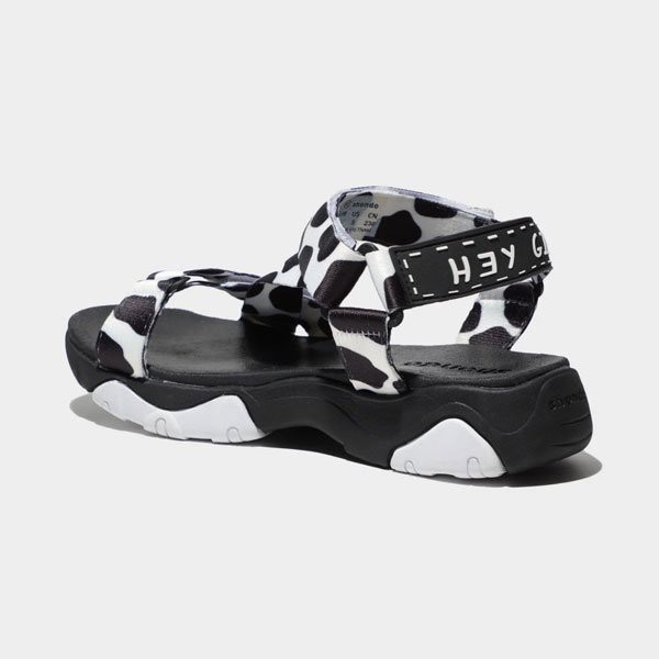 SHONDO | Sandal Shondo Girly đen quai bò sữa GIM1011