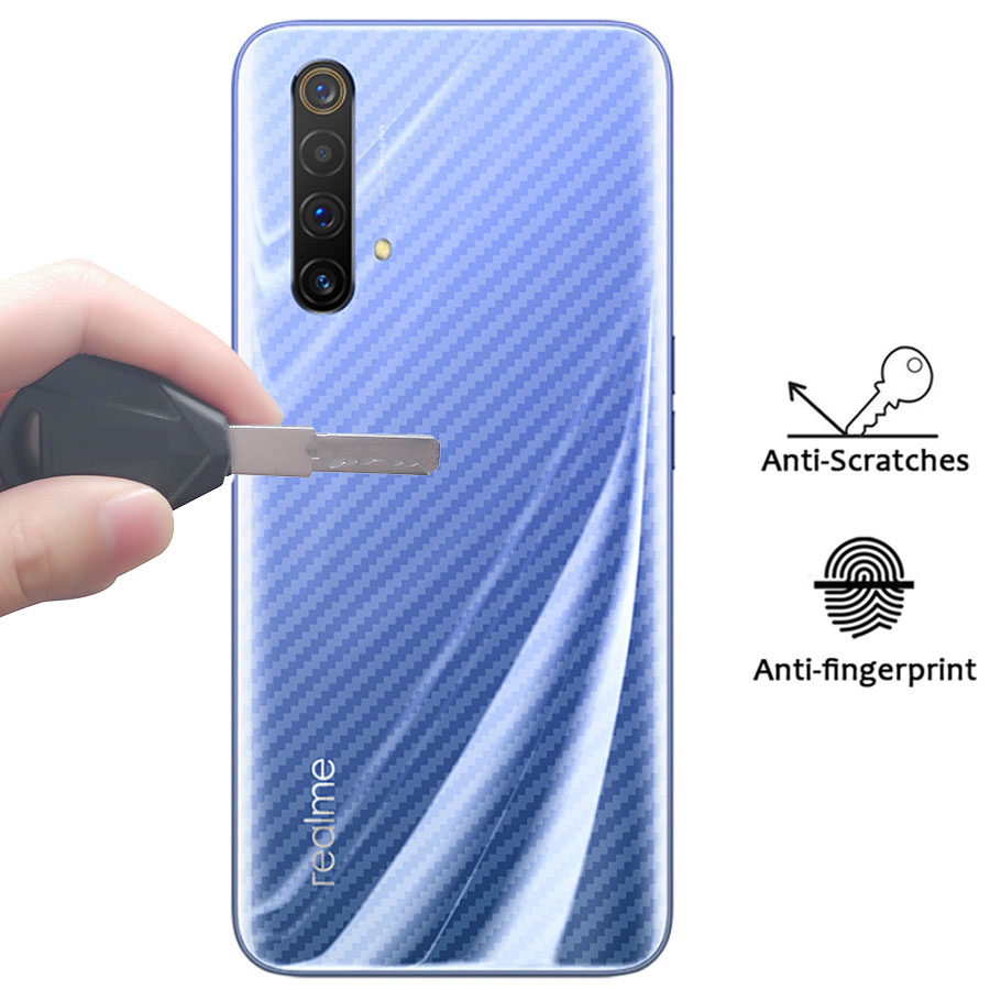 Miếng dán mặt lưng cacbon chống vân tay,xước Realme 5 6 7 8 9 Pro 5i 6i 7i 9i C3 C11 C15 C17 C20 C21 C21Y C25 C25S C25Y C35 Narzo 50 30A 50i 50A