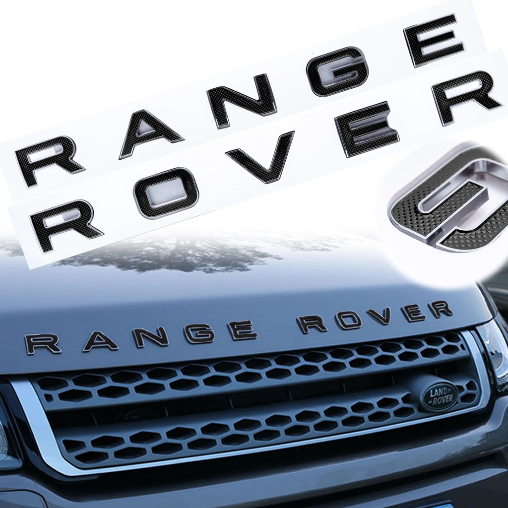 Tem Dán 3D RANGE ROVER Dán Xe - Logo Chữ Nổi Trang Trí