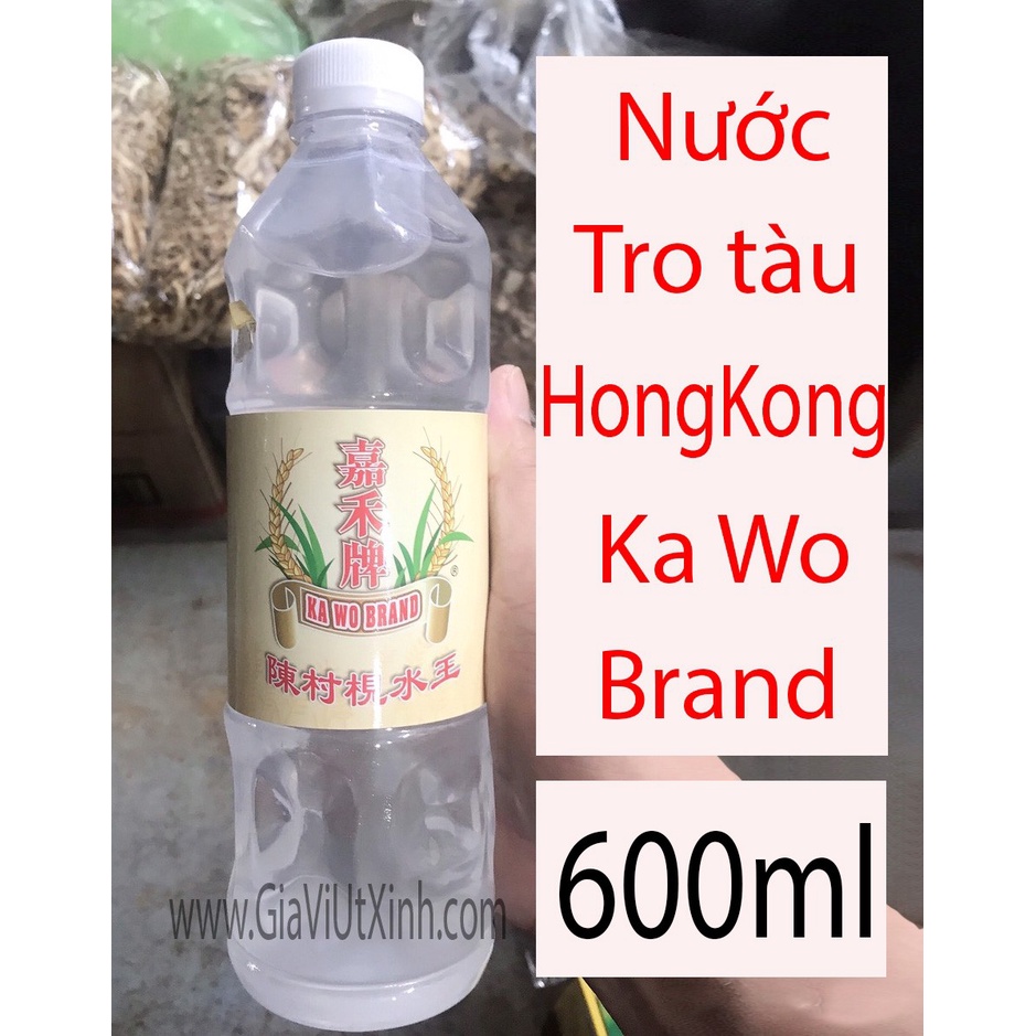NƯỚC TRO TÀU HONGKONG KA WO BRAND 600ML - KA WO BRAND CHENCUN LYE WATER