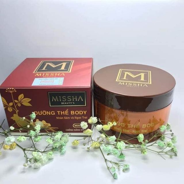 KEM MISSHA DƯỠNG THỂ TRẮNG DA NGỌC TRAI