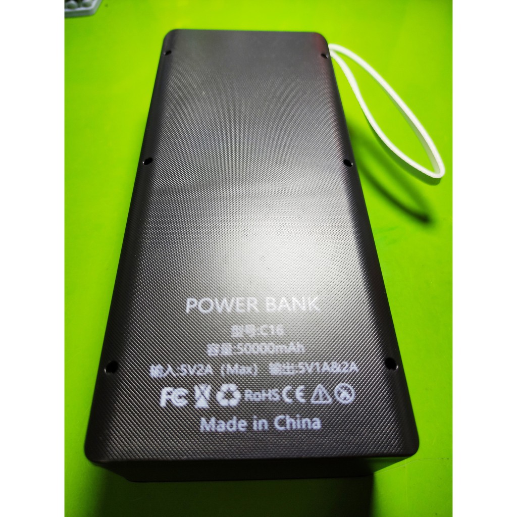 Box sạc dự phòng không pin 16 cell 18650 có lò xo cao cấp màu đen