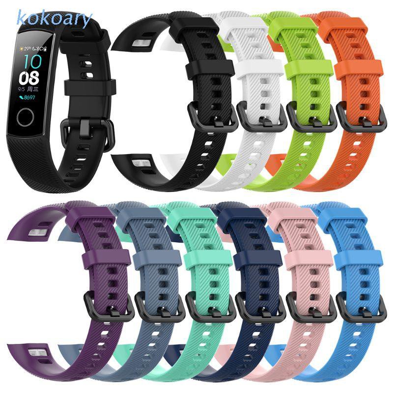 KOK Silicone Wrist Strap Watch Band For Huawei Honor Band 4 Standard Version Smart Watch