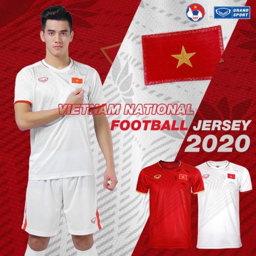 Áo Thi Đấu Đội Tuyển Bóng Đá Việt Nam 2020 Grand Sport Sân Khách 🏆 * ⚽