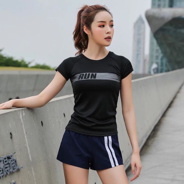 Áo tập gym  run nữ