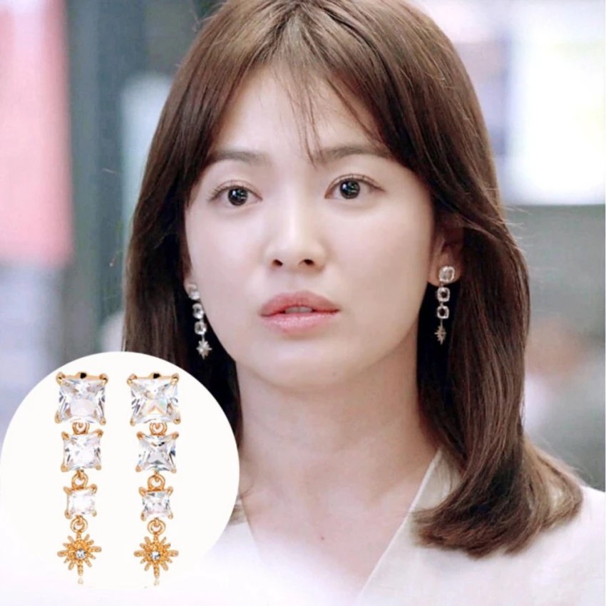 Bông tai trang sức thời trang Hàn Quốc Song Hye Kyo - BTHQ01