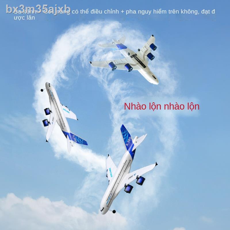 ☑ □ Mô hình máy bay điều khiển từ xa ba kênh cánh cố định Máy bay chở khách máy bay lượn Airbus A380