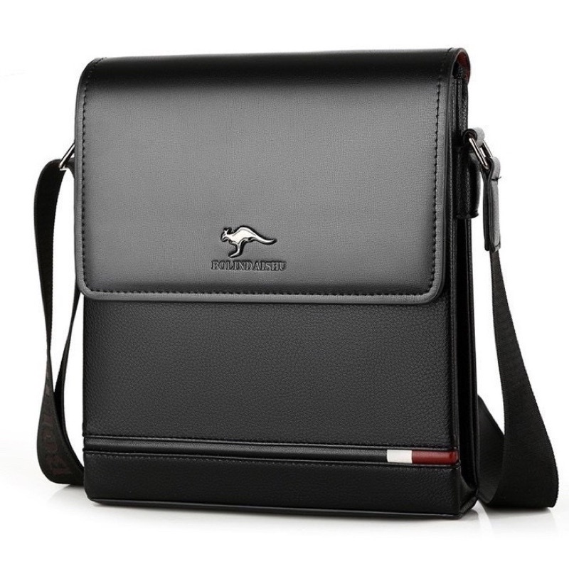 Túi Đeo Chéo Nam Kangaroo Chất Da Bò Cao Cấp K19 27*23*5 cm