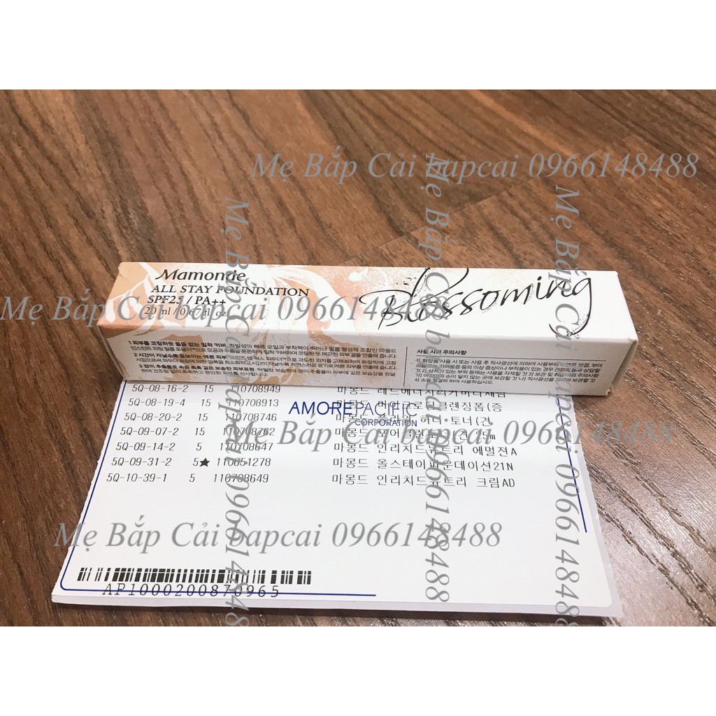 MBC Kem nền cho da dầu Mamonde All Stay Foundation | BigBuy360 - bigbuy360.vn