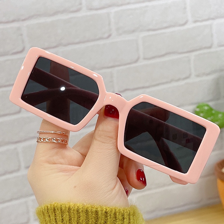 Kính Mát Hình Chữ Nhật Màu Kẹo Ngọt Thời Trang Mùa Hè Phong Cách Hàn Quốc Cho Bé Trai Và Bé Gái