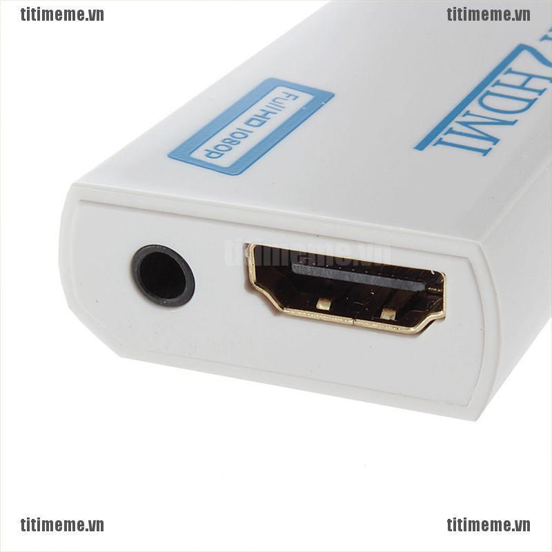 Bộ Chuyển Đổi Titi Hd Wii Sang Hdmi 1080p / 720p Với Giắc 3.5mm | WebRaoVat - webraovat.net.vn