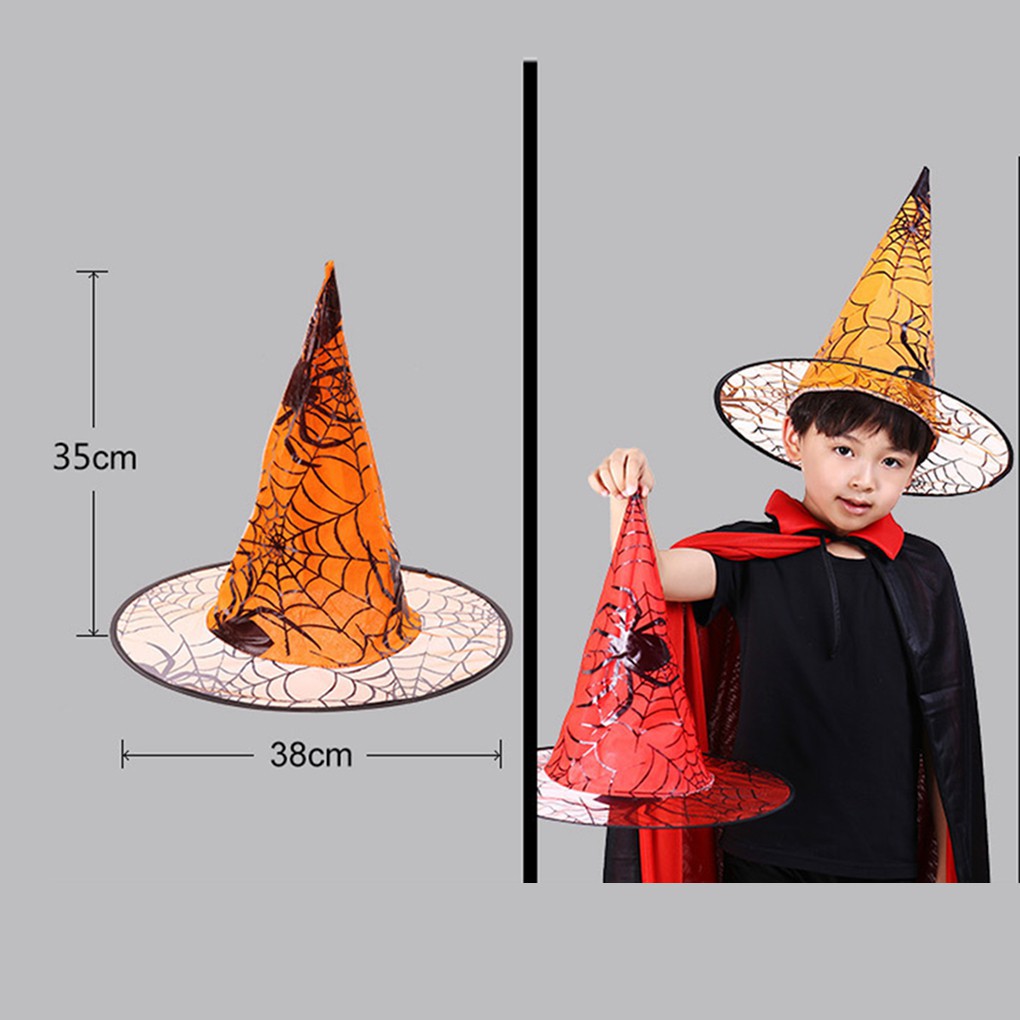 Mũ phù thủy nhìn nhện cho Halloween