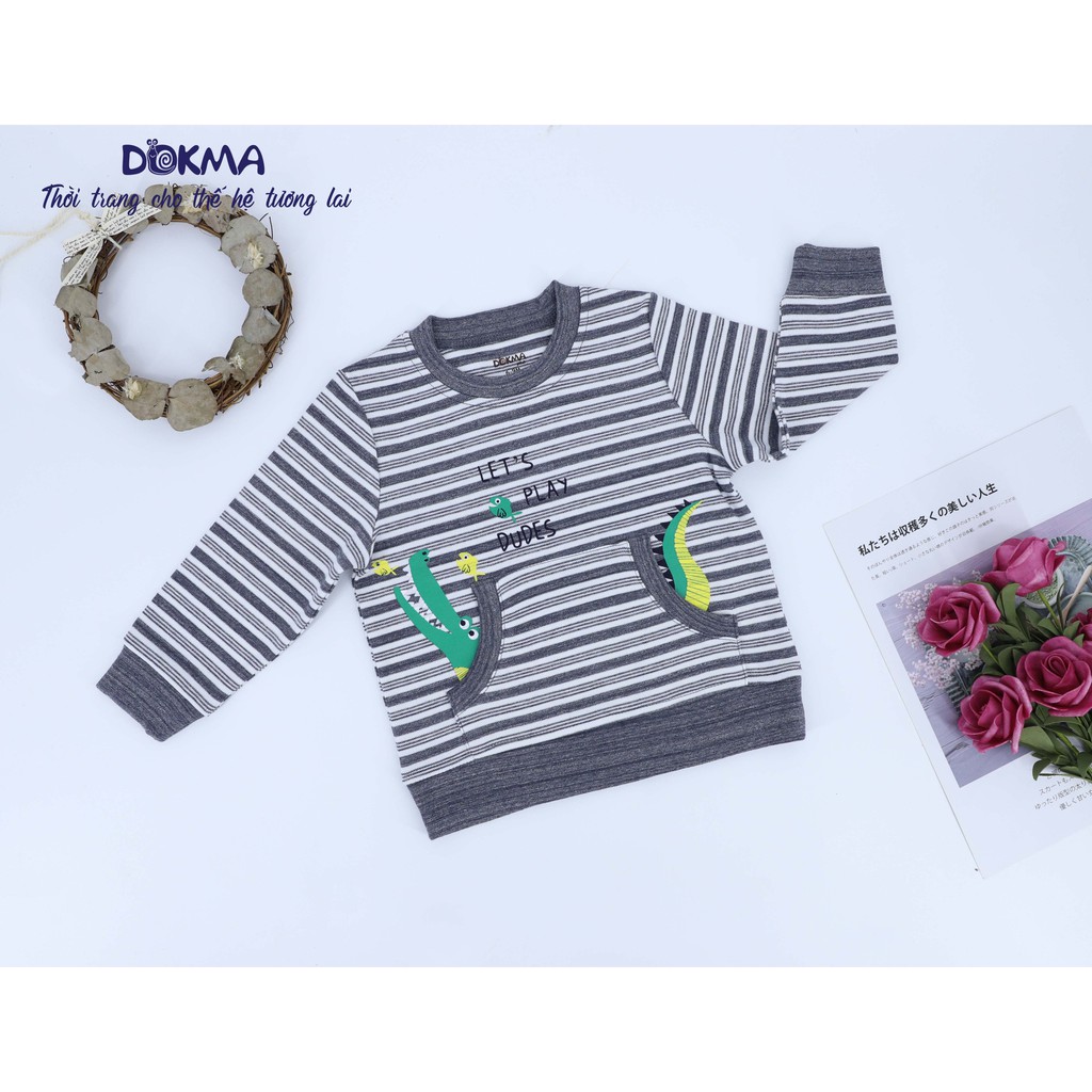 DMA192 Áo cổ tròn dài tay Dokma (9-24M)